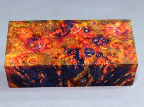 Stabilized Maple Burl Wood Mod Block